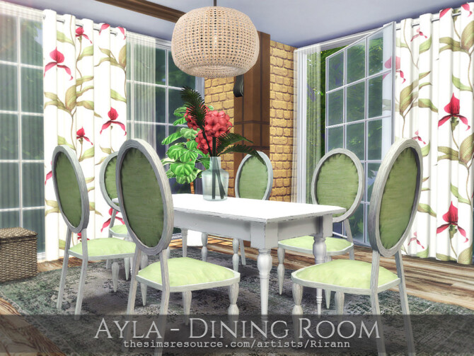 Ayla Dining Room by Rirann at TSR