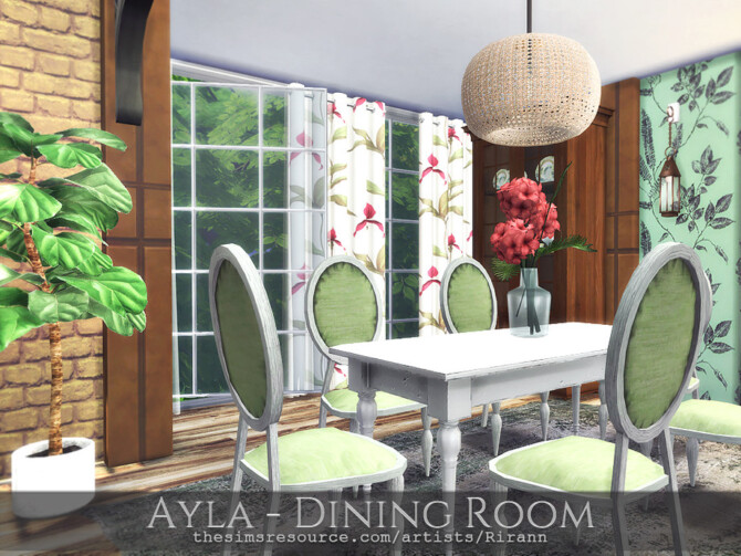 Ayla Dining Room by Rirann at TSR