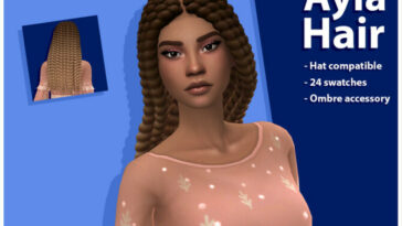 Ayla Hair Set by qicc at TSR