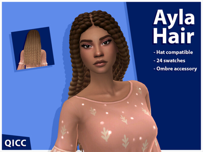 Ayla Hair Set by qicc at TSR