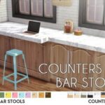 BAR STOOL fixed at Descargas Sims