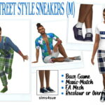 BG STREET STYLE SNEAKERS (M) at Sims4Sue