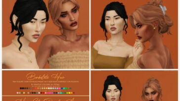 BORBOLETA HAIR at Candy Sims 4