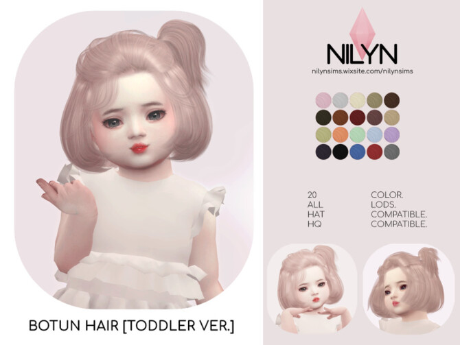 BOTUN HAIR [TODDLER VER.] by Nilyn at TSR