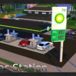 BP Gas Station by jctekksims at Mod The Sims 4