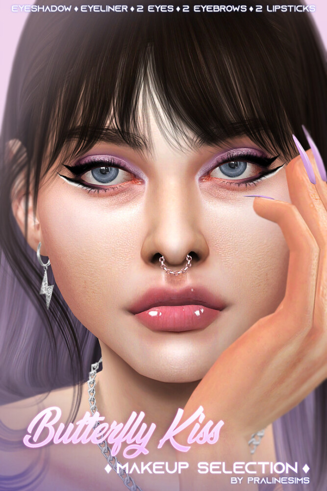 BUTTERFLY Makeup Selection at Praline Sims