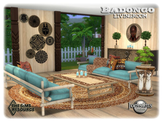 Badongo living room by jomsims at TSR