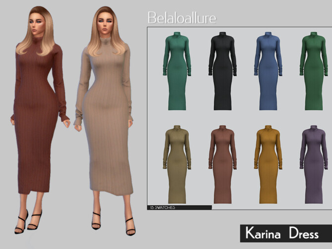 Belaloallure Karina dress by belal1997 at TSR