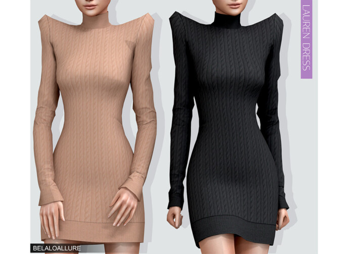 Belaloallure Lauren dress by belal1997 at TSR