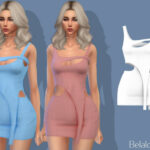 Belaloallure Ulena mini dress by belal1997 at TSR