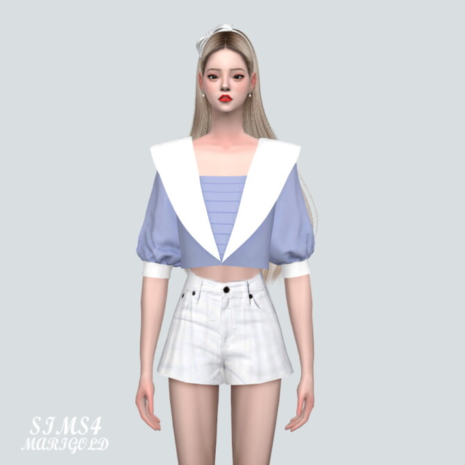 Big C Sailor Blouse V2 at Marigold