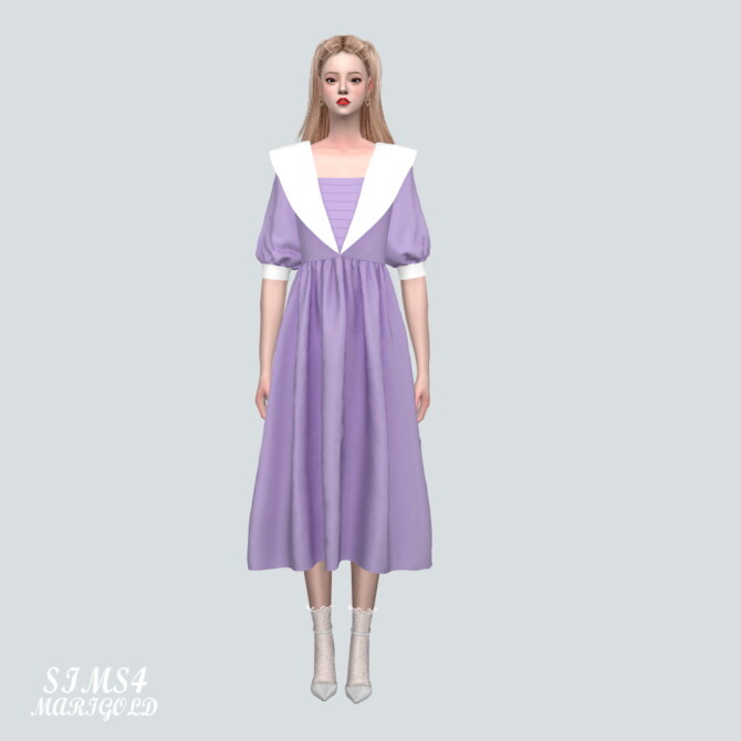 Big C Sailor Long Dress at Marigold