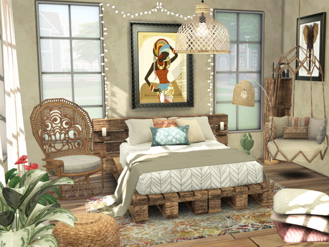 Boho Bedroom by Flubs79 at TSR