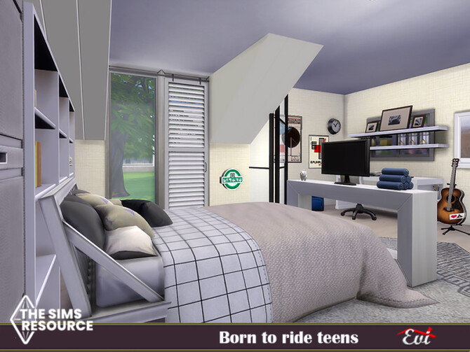 Born to ride teens Bedroom by evi at TSR