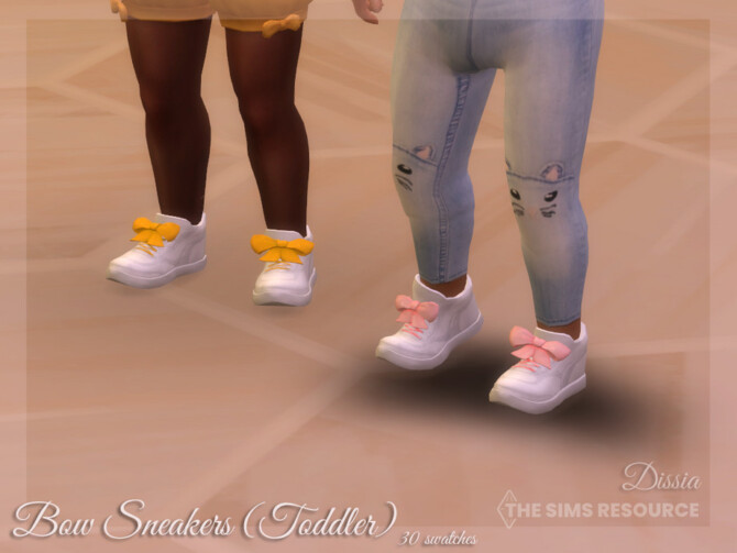 Bow Sneakers Toddler by Dissia at TSR