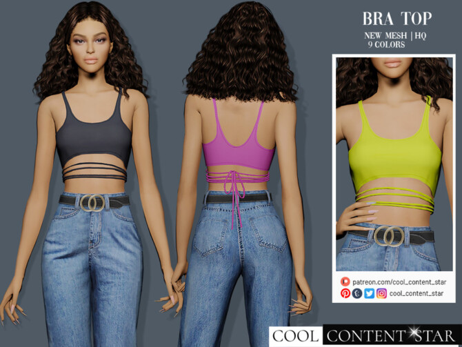 Bra Top by sims2fanbg at TSR