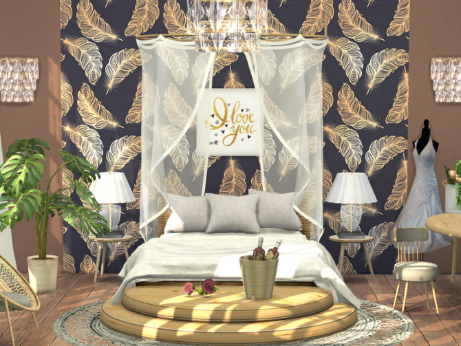 Bridal Bedroom by Flubs79 at TSR