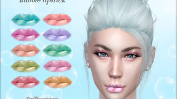 Bubble glossy lipstick by coffeemoon at TSR