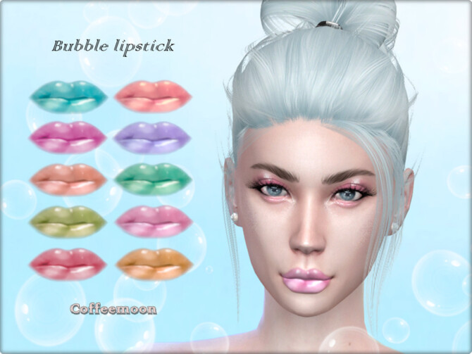 Bubble glossy lipstick by coffeemoon at TSR