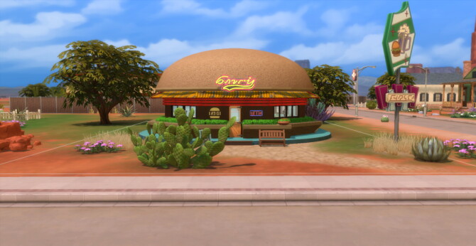 BurgerTime Diner by kittychin at Mod The Sims 4