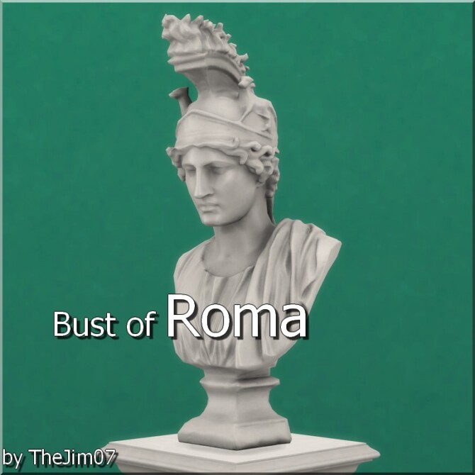 Bust of Roma by TheJim07 at Mod The Sims 4