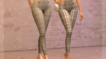 Buttons Pants by Dissia at TSR