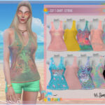 CITRINE tank top by DanSimsFantasy at TSR