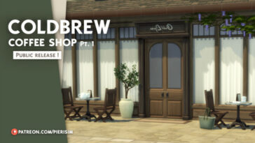 COLDBREW Coffeeshop Build Set at Pierisim