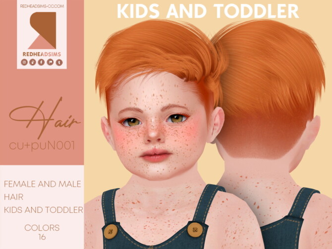 CU+PU HAIR N001 at REDHEADSIMS