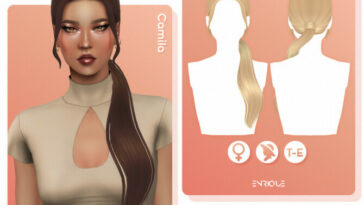 Camila Hairstyle by EnriqueS4 at TSR