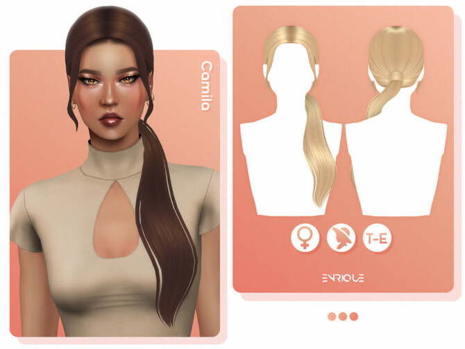 Camila Hairstyle by EnriqueS4 at TSR