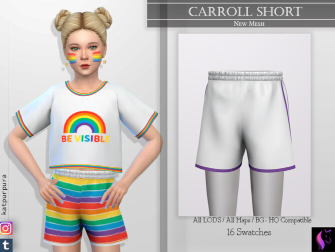 Carroll Shorts by KaTPurpura at TSR