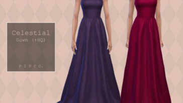 Celestial Gown (Sleeveless) by Pipco at TSR