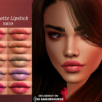 Charlotte Lipstick at MSQ Sims