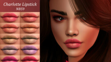 Charlotte Lipstick at MSQ Sims