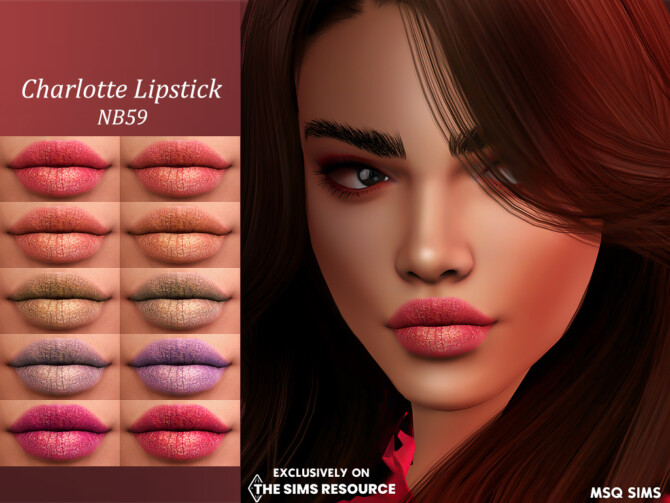 Charlotte Lipstick at MSQ Sims