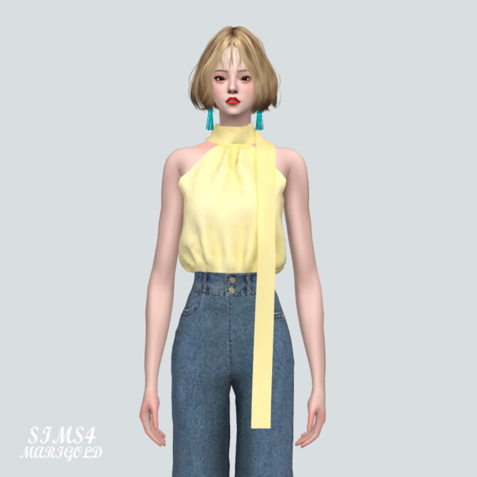 Chiffon OS Blouse V2 at Marigold
