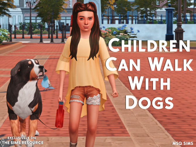 Children Can Walk With Dogs by MSQSIMS at TSR