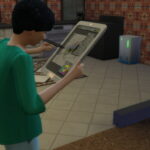 Children can paint on the sketchpad +sell paintings at Mod The Sims 4