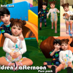 Children’s afternoon (Pose Pack) by Beto_ae0 at TSR