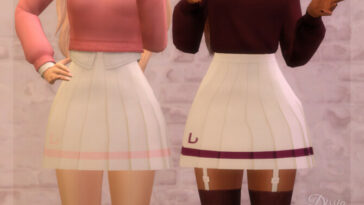 Chloe Skirt v1 (Light) by Dissia at TSR