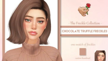 Chocolate Truffle Freckles by LadySimmer94 at TSR