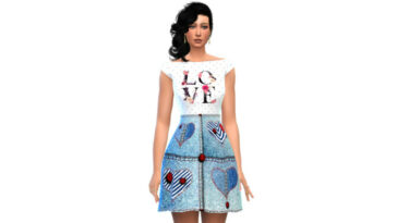 City Living Dresses at Louisa Creations4Sims