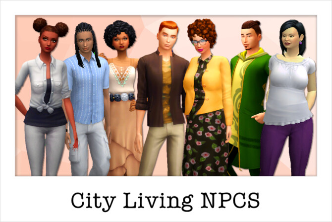 City Living NPCs at Strenee Sims