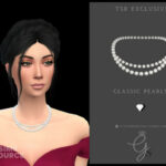 Classic Pearls Necklace by Glitterberryfly at TSR