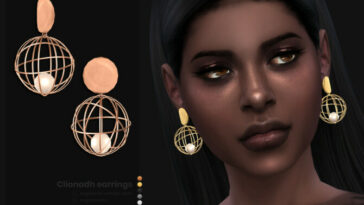 Clionadh earrings by sugar owl at TSR