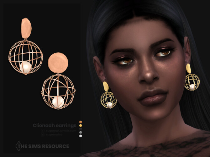 Clionadh earrings by sugar owl at TSR