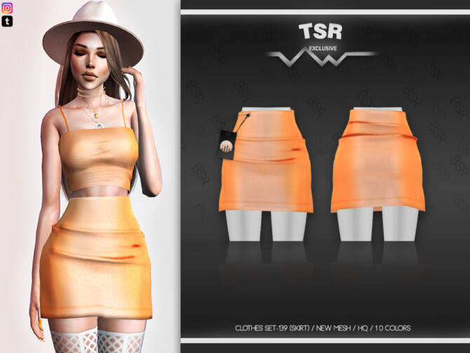 Clothes SET-139 (SKIRT) BD499 by busra-tr at TSR