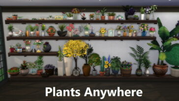 Clutter Anywhere Part Five – Plants at Mod The Sims 4