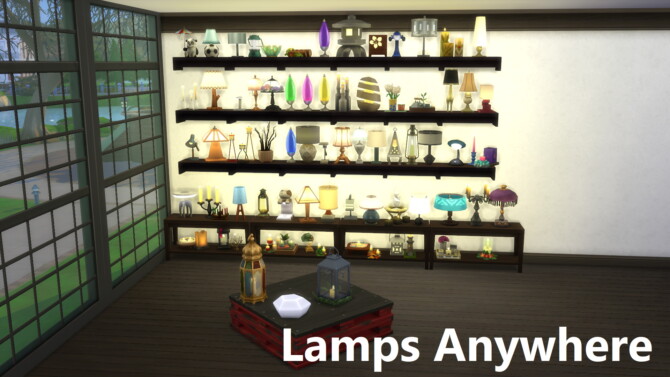 Clutter Anywhere Part Four – Lamps at Mod The Sims 4